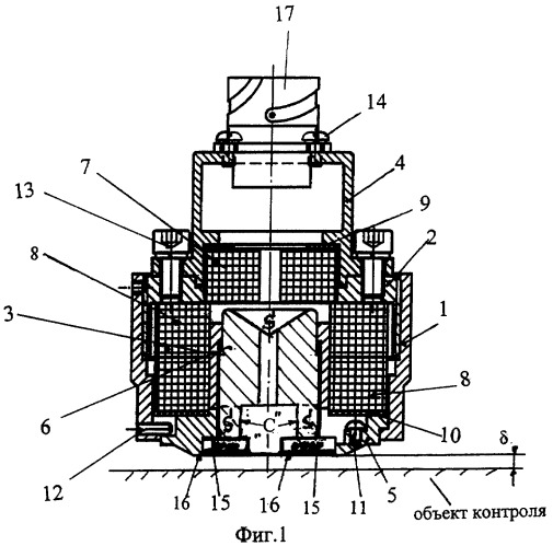 Электромагнитно-акустический преобразователь (патент 2265208)