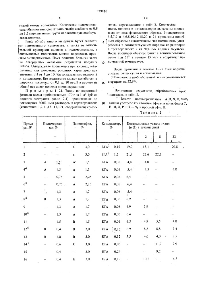 Способ отделки кератинсодержащих текстильных материалов (патент 529810)
