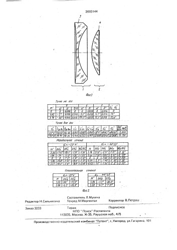 Широкоугольная афокальная насадка (патент 2003144)