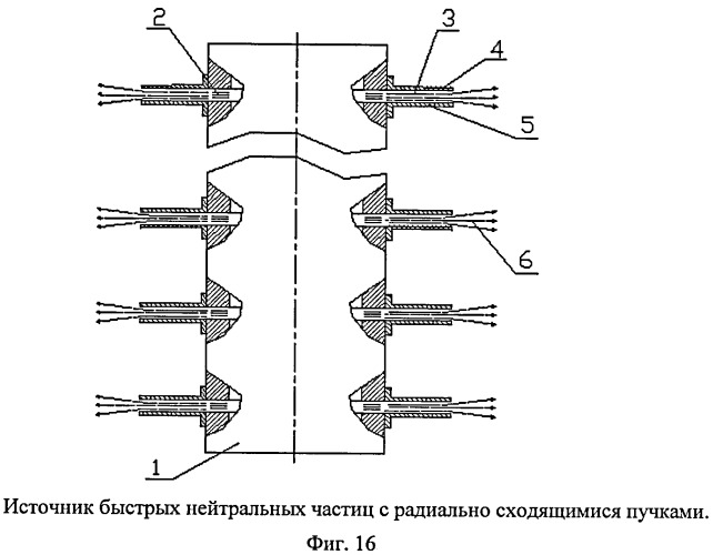 Источник быстрых нейтральных частиц (патент 2395133)