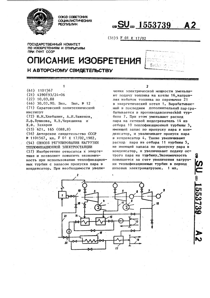 Нагрузка электростанции