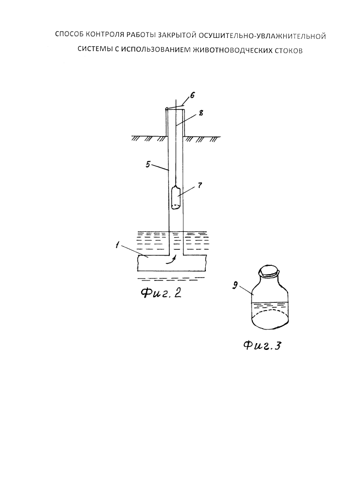 Способ контроля работы закрытой осушительно-увлажнительной системы с использованием животноводческих стоков (патент 2622244)