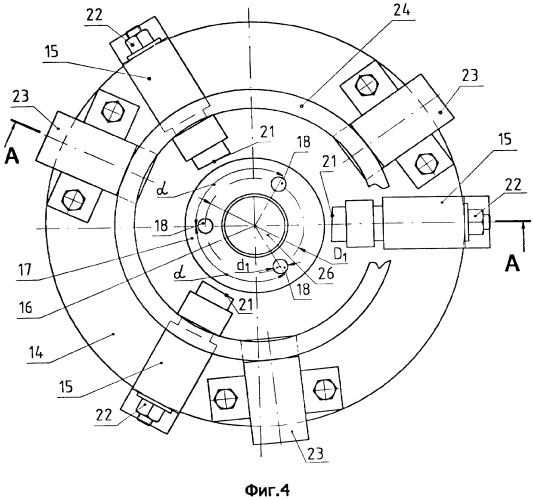 Способ сборки секций и нарезки резьбы бурового шарошечного долота (патент 2324804)