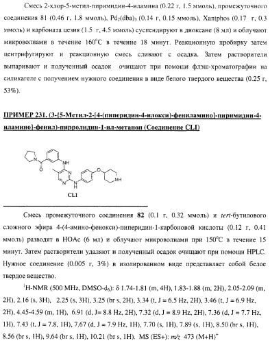 Би-арил-мета-пиримидиновые ингибиторы киназы (патент 2448959)