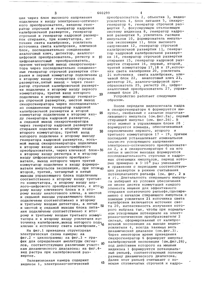 Телевизионная камера (патент 660299)