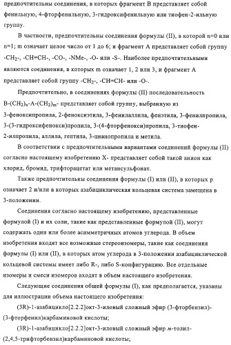 Карбаматные производные хинуклидина, фармацевтическая композиция на их основе и применение (патент 2321588)