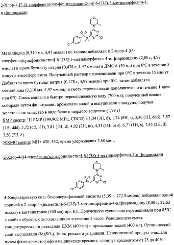 Производные морфолинопиримидина, полезные для лечения пролиферативных нарушений (патент 2440349)