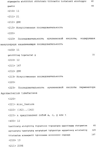 Продуцирование высокоманнозных белков в растительных культурах (патент 2385928)