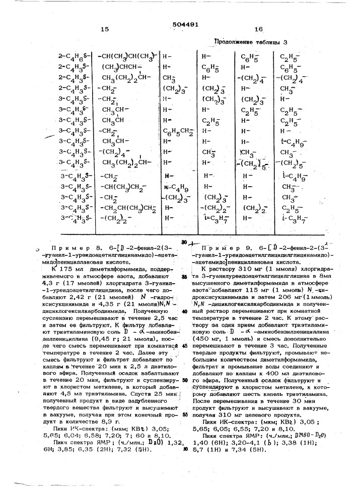 Способ получения производных пенициллина (патент 504491)