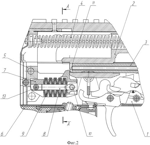 Автоматическое стрелковое оружие (патент 2549299)