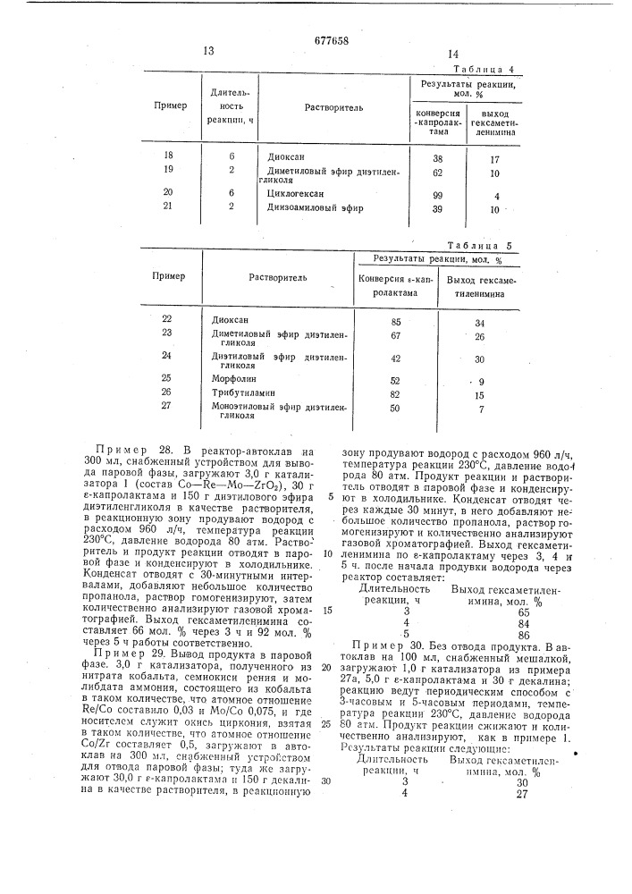 Способ получения гексаметиленимина (патент 677658)