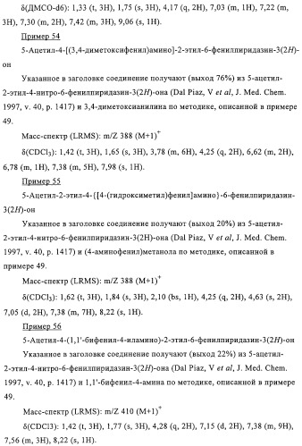 Производные пиридазин-3(2h)-она в качестве ингибиторов фосфодиэстеразы 4 (pde4), способ их получения, фармацевтическая композиция и способ лечения (патент 2326869)