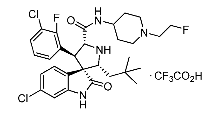 Спирооксиндольные антагонисты mdm2 (патент 2553269)