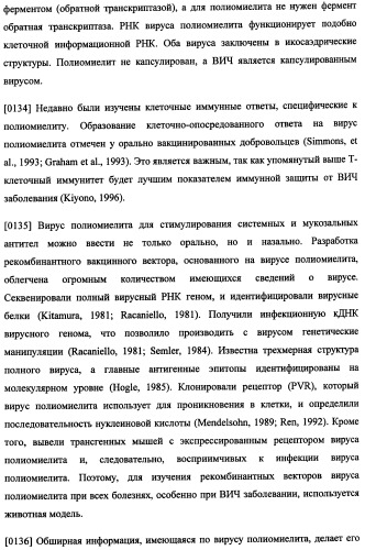 Иммуногенная композиция и способ разработки вакцины, основанной на участках матричного белка вич (патент 2403915)