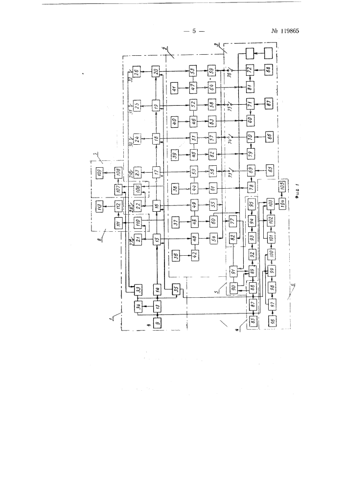 Устройство для управления работой полиграфической ниткошвейной машины (патент 119865)