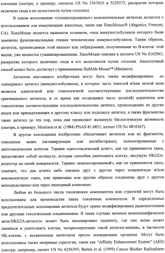 Моноклональные антитела против nkg2a (патент 2481356)