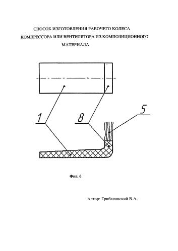 Способ изготовления рабочего колеса компрессора или вентилятора из композиционного материала (патент 2586553)