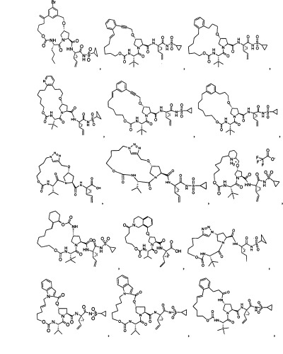 Ингибиторы hcv ns3 протеазы (патент 2468029)