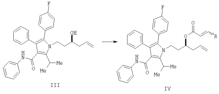 Способ получения фениламида 5-(4-фторфенил)-1-[2-((2r,4r)-4-гидрокси-6-оксотетрагидропиран-2-ил)этил]-2-изопропил-4-фенил-1h-пиррол-3-карбоновой кислоты (патент 2337905)