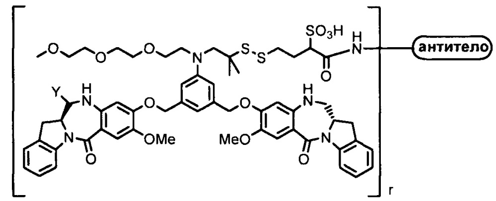 Цитотоксические производные бензодиазепина (патент 2631498)