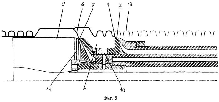 Способ и устройство для изготовления термопластичной трубы с двойными стенками и соединительной муфтой (патент 2258002)
