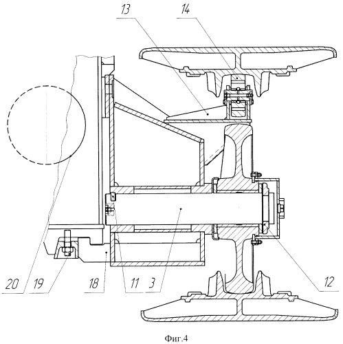 Ходовая тележка карьерного экскаватора (патент 2574094)