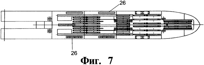 Способ укладки трубопровода с судна (варианты), способы хранения и предварительной сборки секций трубы на судне-трубоукладчике и судно-трубоукладчик (варианты) (патент 2478862)