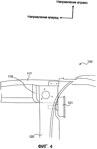 Конструкция для усиления жесткости кузова транспортного средства (патент 2371343)