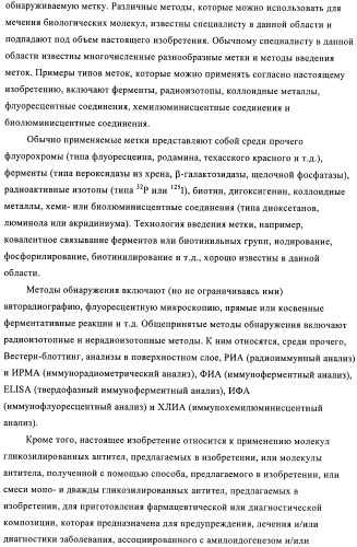 Антитела к амилоиду бета 4, имеющие гликозилированную вариабельную область (патент 2438706)