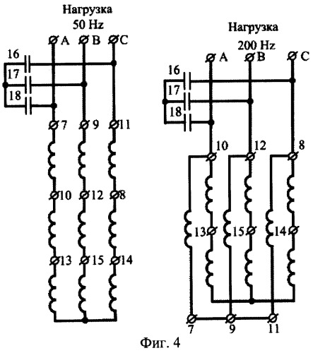 Статорная многофункциональная обмотка асинхронного генератора (патент 2249291)