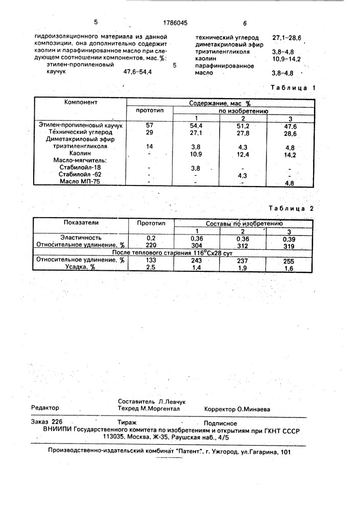 Вулканизуемая ускоренными электронами резиновая композиция (патент 1786045)