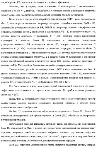 Устройство циклического сдвига, способ циклического сдвига, устройство декодирования ldpc-кода, телевизионный приемник и приемная система (патент 2480905)