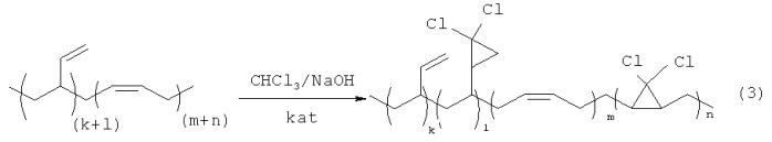 Способ получения полимеров, содержащих дихлорциклопропановые группы (патент 2456303)