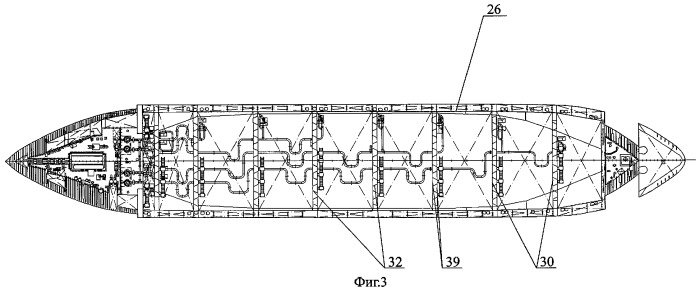 Корпус танкера ледового класса (варианты) (патент 2286907)