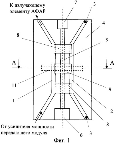 Микрополосковое направленное устройство (патент 2364996)