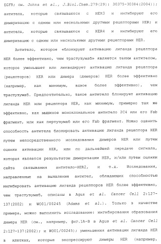 Продление времени до прогрессирования заболевания или продолжительности жизни у онкологических больных с применением ингибиторов димеризации her (патент 2404806)