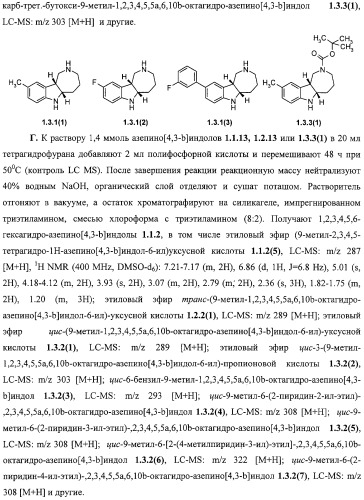 Замещенные азепино[4,3-b]индолы, фармацевтическая композиция, способ их получения и применения (патент 2317989)