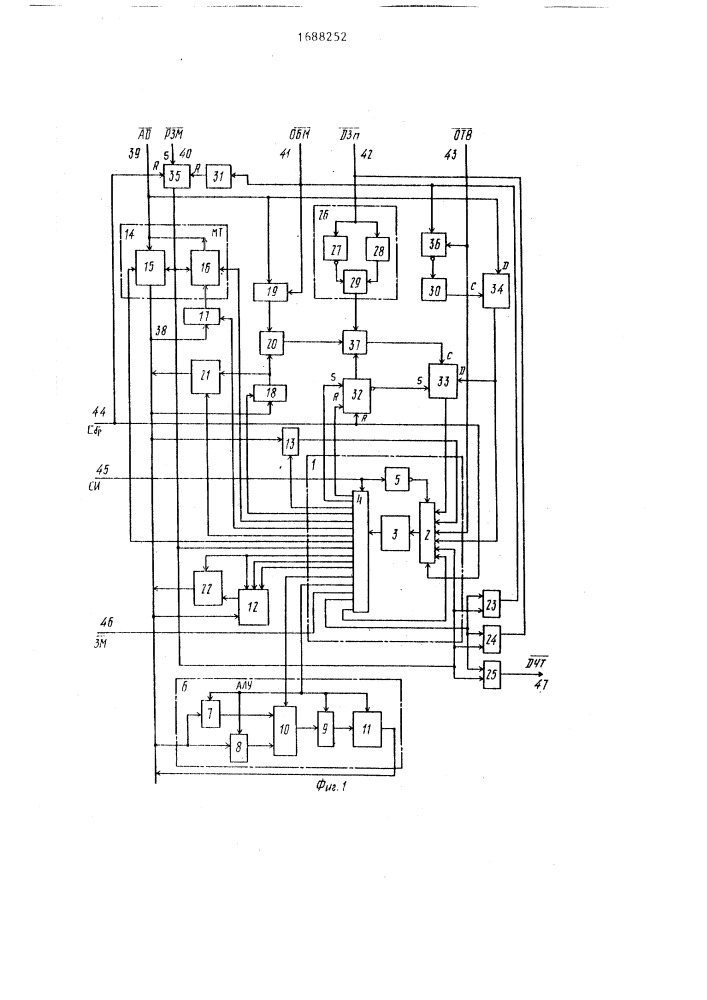 Процессор для мультипроцессорной системы (патент 1688252)