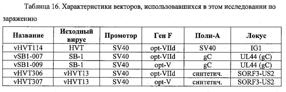 Рекомбинантные векторы hvt, экспрессирующие антигены патогенов птиц и их применение (патент 2620936)