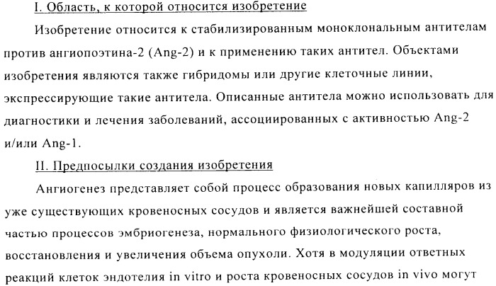 Стабилизированные антитела против ангиопоэтина-2 и их применение (патент 2509085)