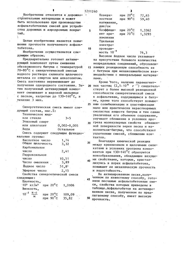 Способ приготовления песка для асфальтобетонной смеси (патент 1211240)