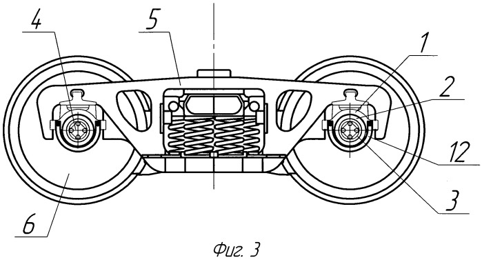 Буксовый узел тележки подвижного состава железных дорог (варианты) (патент 2525631)