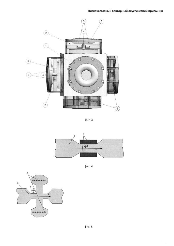Низкочастотный векторный акустический приемник (патент 2650839)