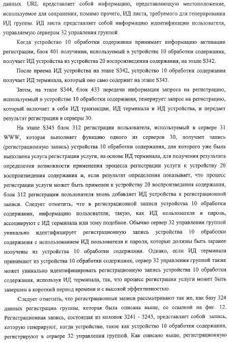 Устройство воспроизведения содержания, способы и программы управления воспроизведением содержания (патент 2310908)