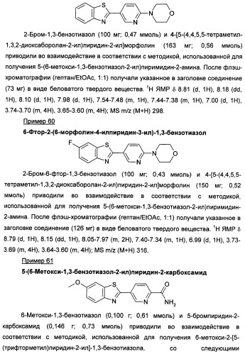 Новые гетероарил-замещенные бензотиазолы (патент 2448106)