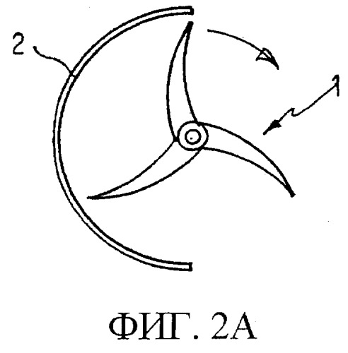Устройство для создания подъемной силы посредством непрерывно вращающегося импеллера (патент 2252898)