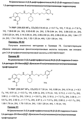 Аминные производные и их применение в бета-2-адренорецептор-опосредованных заболеваниях (патент 2472783)