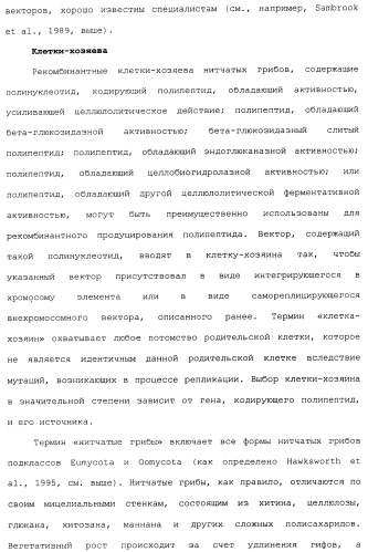 Клетка-хозяин trichoderma reesei для получения целлюлолитической белковой композиции, целлюлолитическая белковая композиция, способы ее получения и применения (патент 2494146)