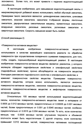 Твердый водопоглощающий реагент и способ его изготовления, и водопоглощающее изделие (патент 2355370)