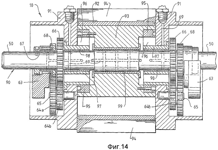 Роторное устройство (варианты) (патент 2357085)